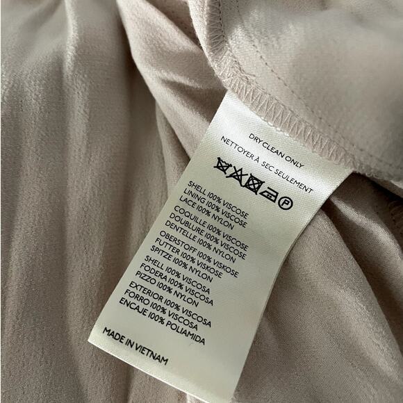 NEW Anthropologie Sleeveless V-Neck Lace Wrap Midi Dress XS - Picture 6 of 9